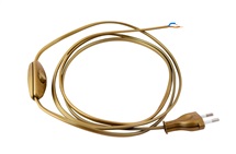 LFM (2x0,75/120+80) SZ flex. kabel + vyp.zlatý