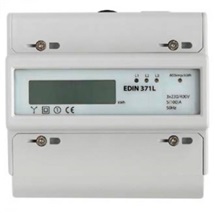 Elektroměr 5-100A, 1-tarif, 3-fázový,LCD displej, 7M/DIN
