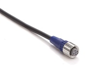 Kabel s konektory, šroubovací konektor, konektor na jednom konci kabel