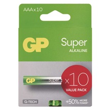 Baterie AAA 1,5V alkalická LR03 GP SUPER /krabička 10ks (B0111G)