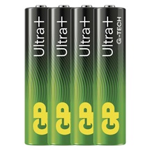 Baterie AAA 1,5V alkalická LR03 GP ULTRA PLUS /krabička 4ks (B03114)