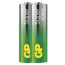Baterie AA 1,5V alkalická LR6 GP SUPER /fólie 2ks (B01202)