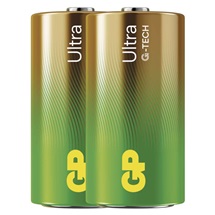 Baterie C malé mono 1,5V ULTRA alkalická LR14 GP /krabička 2ks