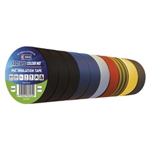 Páska izolační 15x10 barevný mix 1bal=10ks PVC (F615992)