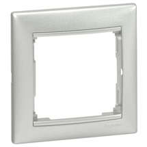 Valena rámeček 1-násobný Stříbrná metalíza