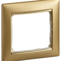 Valena rámeček 1-násobný Matné zlato