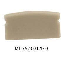 LED profil AL přisazený PQ - koncovka bez otvoru McLED