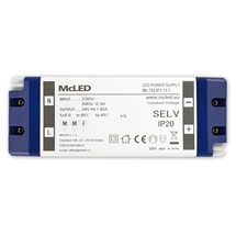LED zdroj napájecí 24V DC 40W 1,65 plast IP20 svorkovnice McLED