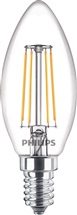 LED žárovka E14 4,3W 4000K 470lm Filament svíčka čirá B35 Philips