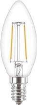 LED žárovka E14 2,0W 2700K 250lm Filament svíčka čirá B35 Philips