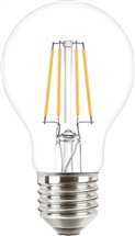 LED žárovka E27 4,3W 2700K 470lm 360° Filament Philips