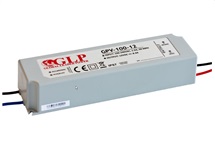 LED zdroj napájecí 12V DC 100W 8,3A plast IP67 GLP