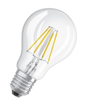 LED žárovka E27 4,0W 2700K 470lm Value Filament A-klasik