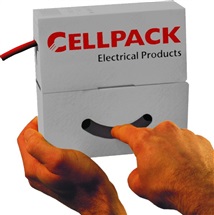 Trubička smršťovací 1,2/ 0,6x0,41 černá SB Cellpack /box 15m