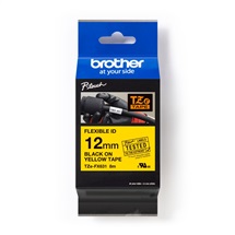 Páska BROTHER TZ-FX631 žlutá / černá (12mm s flexibilní páskou)