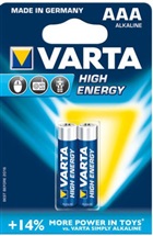 Baterie AAA 1,5V alkalická LR03 VARTA POWER 1balení=2ks blistr