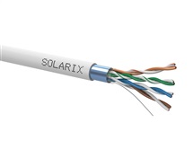 Kabel FTP Cat.5e PVC drát šedá box 305m Solarix