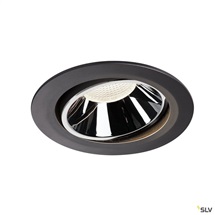 NUMINOS MOVE DL XL, vnitřní LED zápustné stropní svítidlo černá/chrom