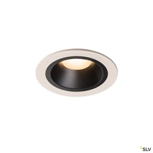 NUMINOS DL M, vnitřní LED zápustné stropní svítidlo bílá/černá 3000 K