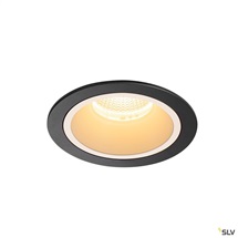 NUMINOS DL L, vnitřní LED zápustné stropní svítidlo černá/bílá 3000 K