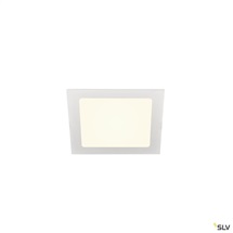 SENSER 18 DL, vnitřní LED stropní zápustné svítidlo hranaté bílé, 4000