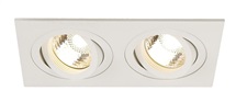 Svítidlo vnitřní vestavné NEW TRIA 155, dvě žárovky, QPAR51,bílé