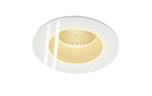 Svítidlo vnitřní vestavné PATTA-F, LED, 3000 K, kulaté, bílé, 38°
