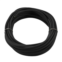 Textilní kabel 3pólový 10m, černý
